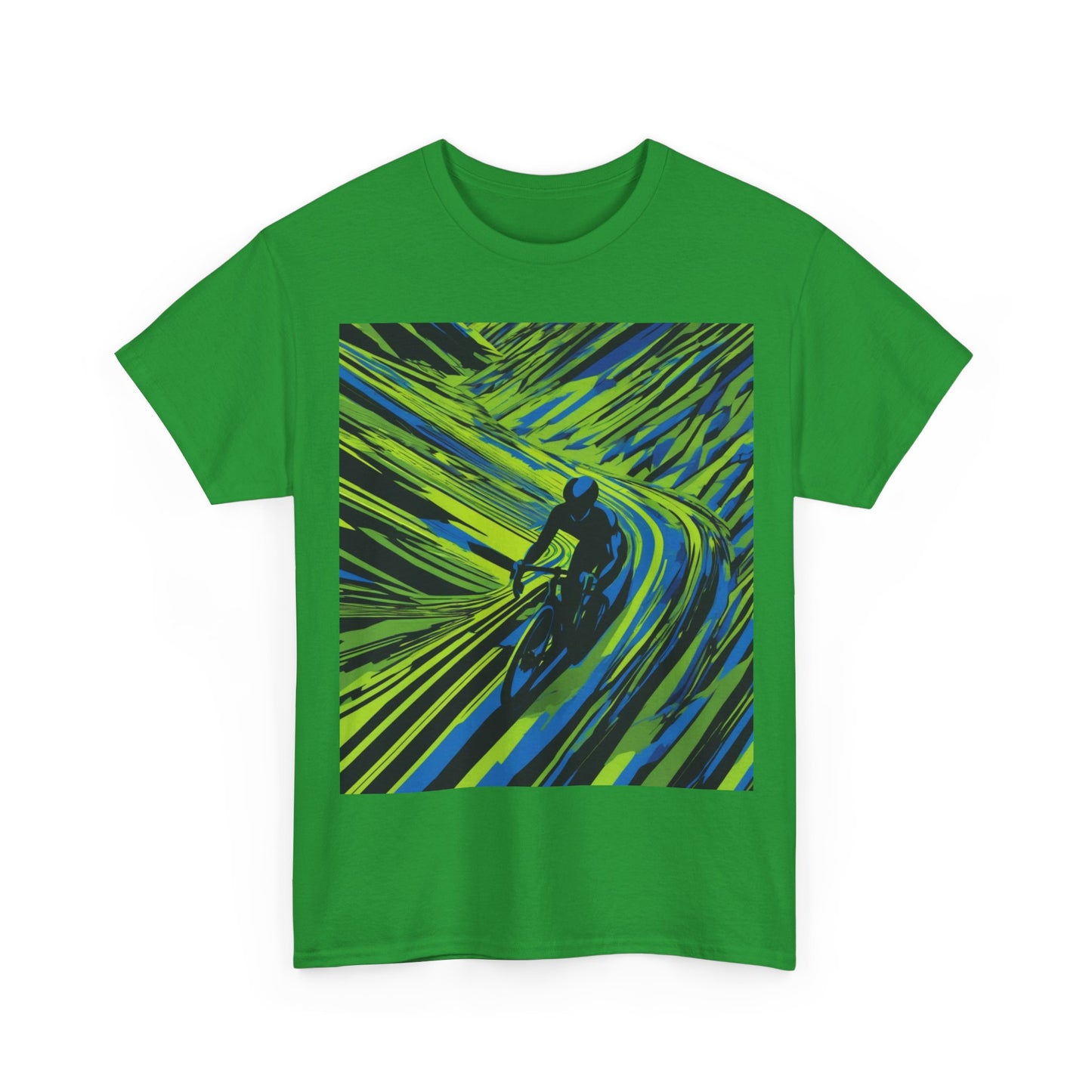 boostlete-am-crew-scene-cyclist-speed-isometric-0064 — Unisex Heavy Cotton Tee (Gildan 5000)