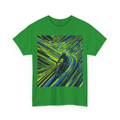 boostlete-am-crew-scene-cyclist-speed-isometric-0064 — Unisex Heavy Cotton Tee (Gildan 5000)