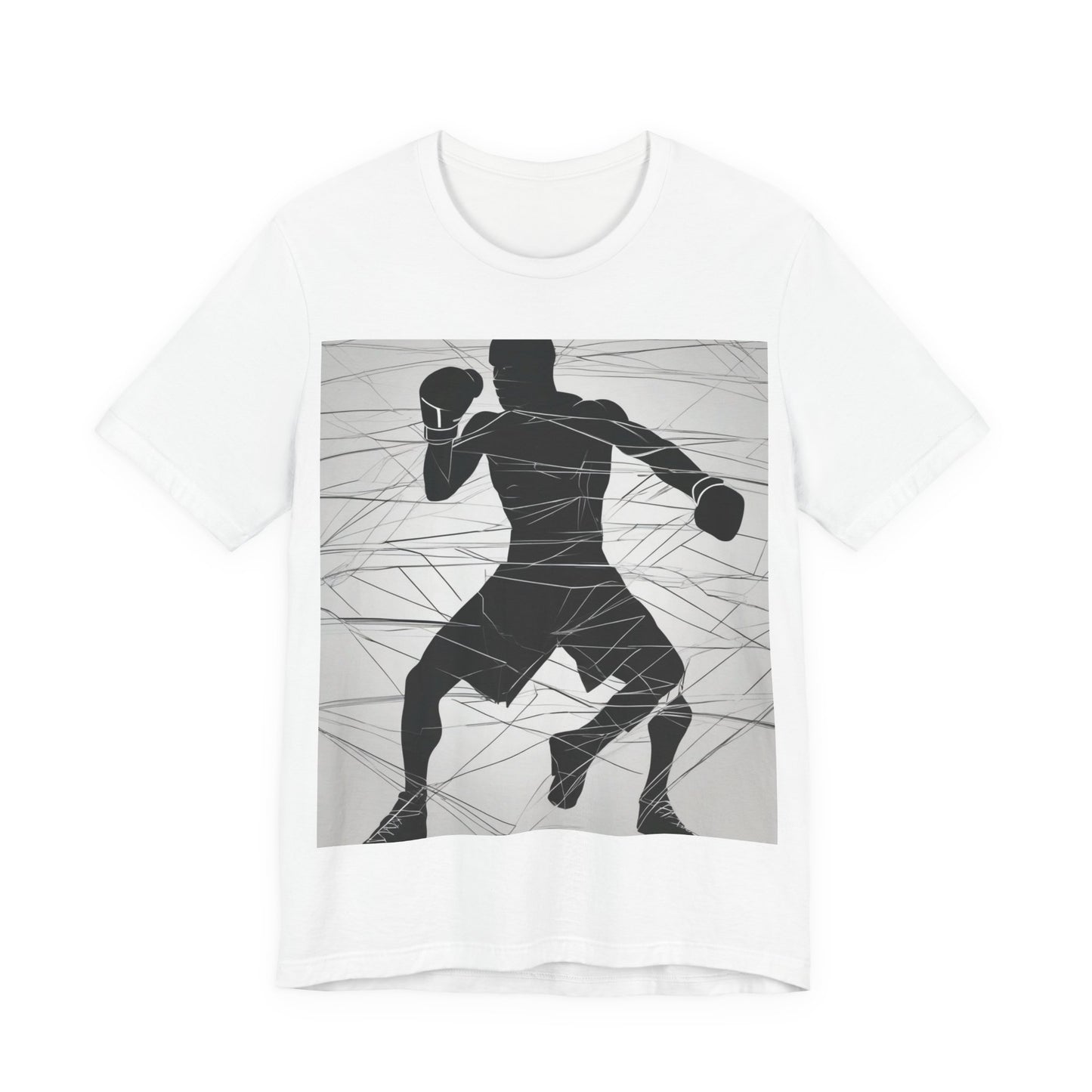 boostlete-mile-by-mile-scene-boxer-motion-geometric-0028 — Unisex Jersey Short Sleeve (B+C 3001)