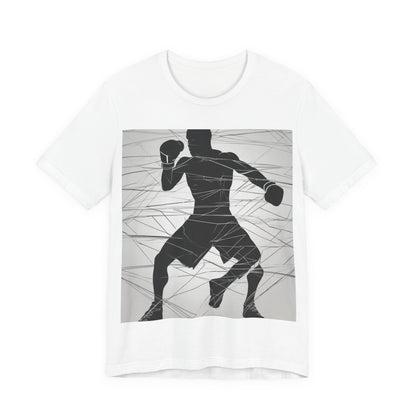 boostlete-mile-by-mile-scene-boxer-motion-geometric-0028 — Unisex Jersey Short Sleeve (B+C 3001)