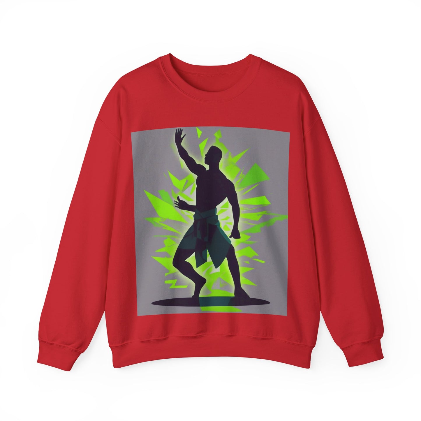 boostlete-mile-by-mile-scene-yogi-offset-isometric-0972 — Unisex Heavy Blend Crewneck (G18000)