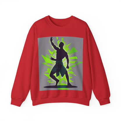 boostlete-mile-by-mile-scene-yogi-offset-isometric-0972 — Unisex Heavy Blend Crewneck (G18000)
