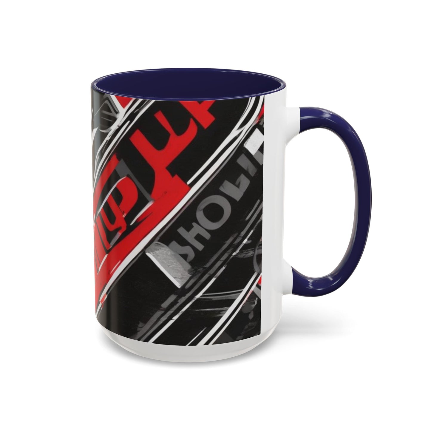 boostlete-recovery-progress-type-show-up-diagonal-paper-0109 — Accent Mug 11oz/15oz