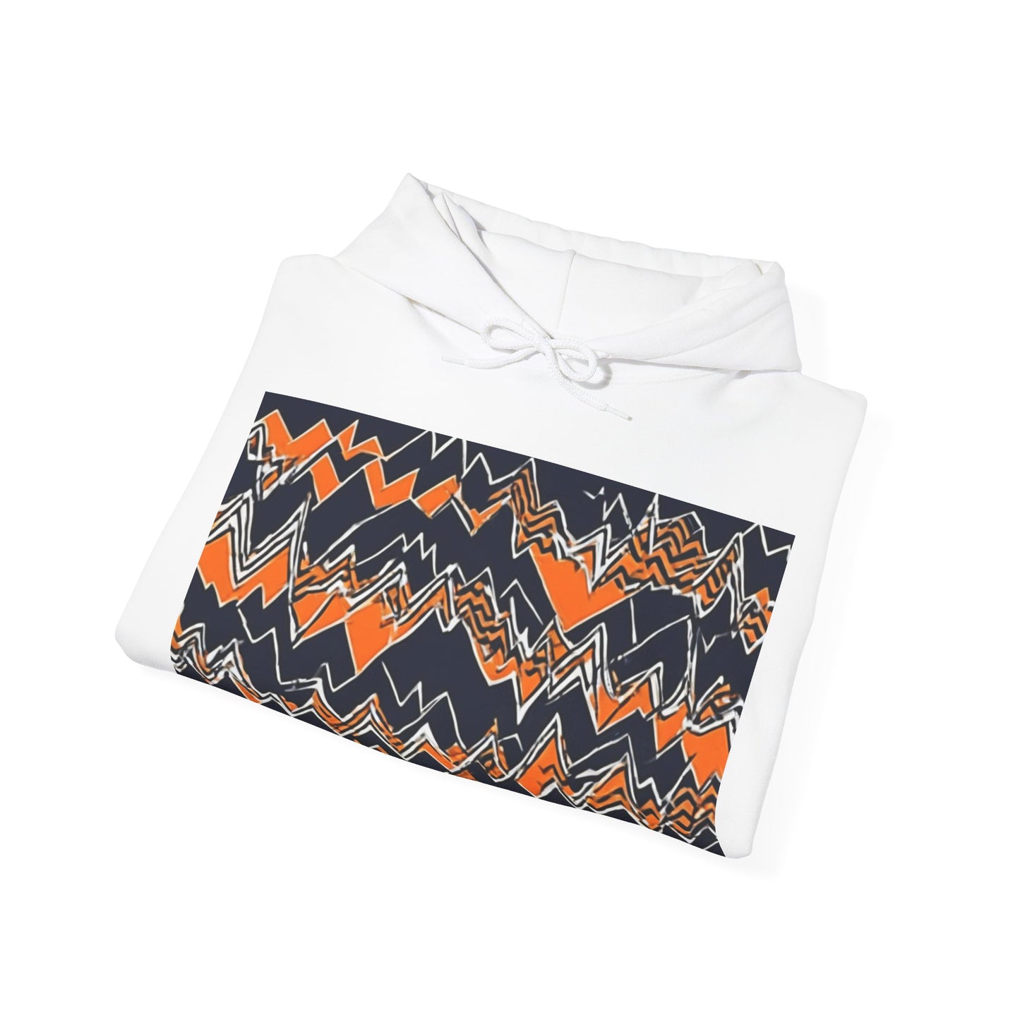 boostlete-headspace-pattern-ekg-industrial-0559 — Unisex Heavy Blend Hoodie (G18500)