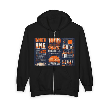 boostlete-pr-season-type-one-more-split-monoline-0033 — Unisex Heavy Blend Full-Zip Hooded Sweatshirt