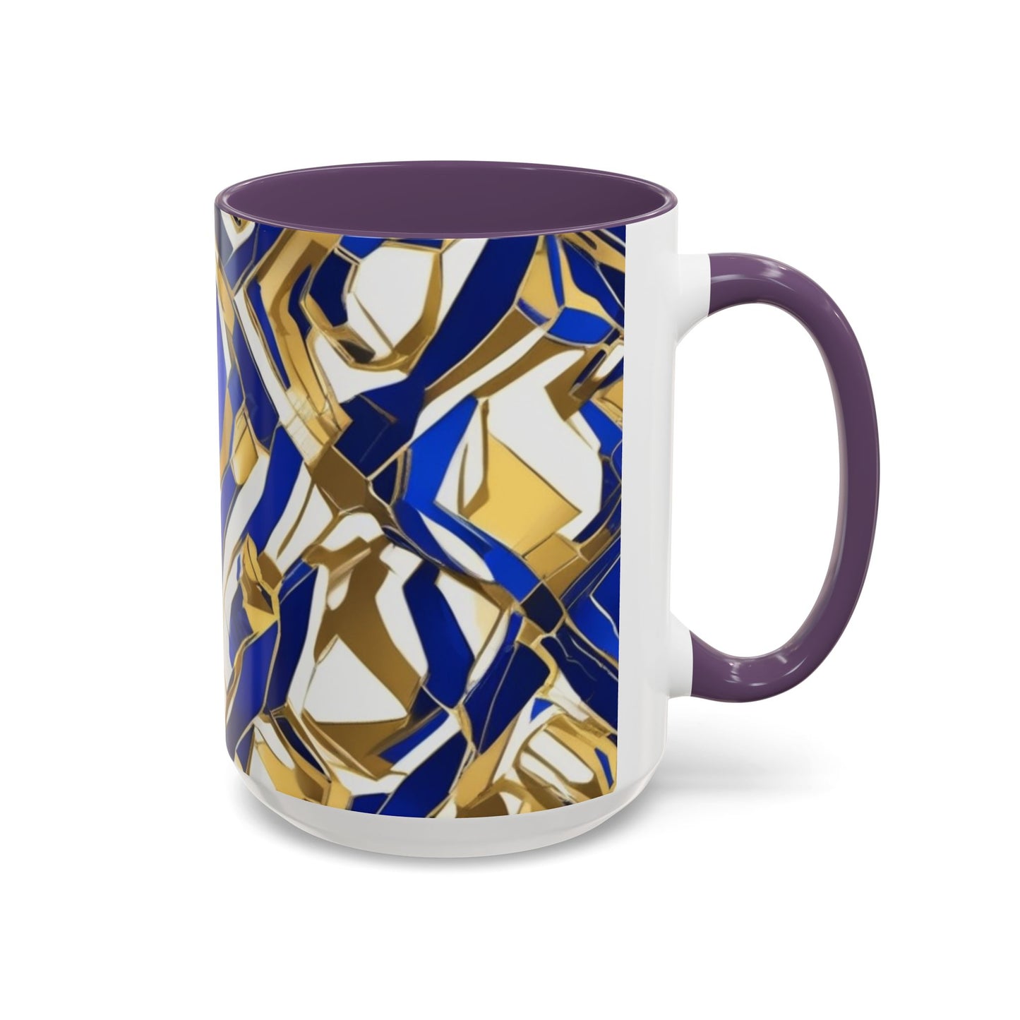 boostlete-boost-mode-pattern-hex-athletic-0611 — Accent Mug 11/15oz