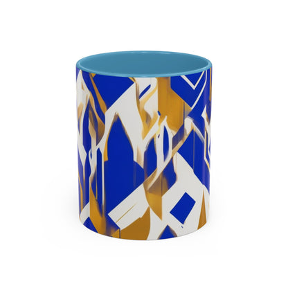 boostlete-field-day-icon-flame-glitch-geometric-0090 — Accent Mug 11oz/15oz