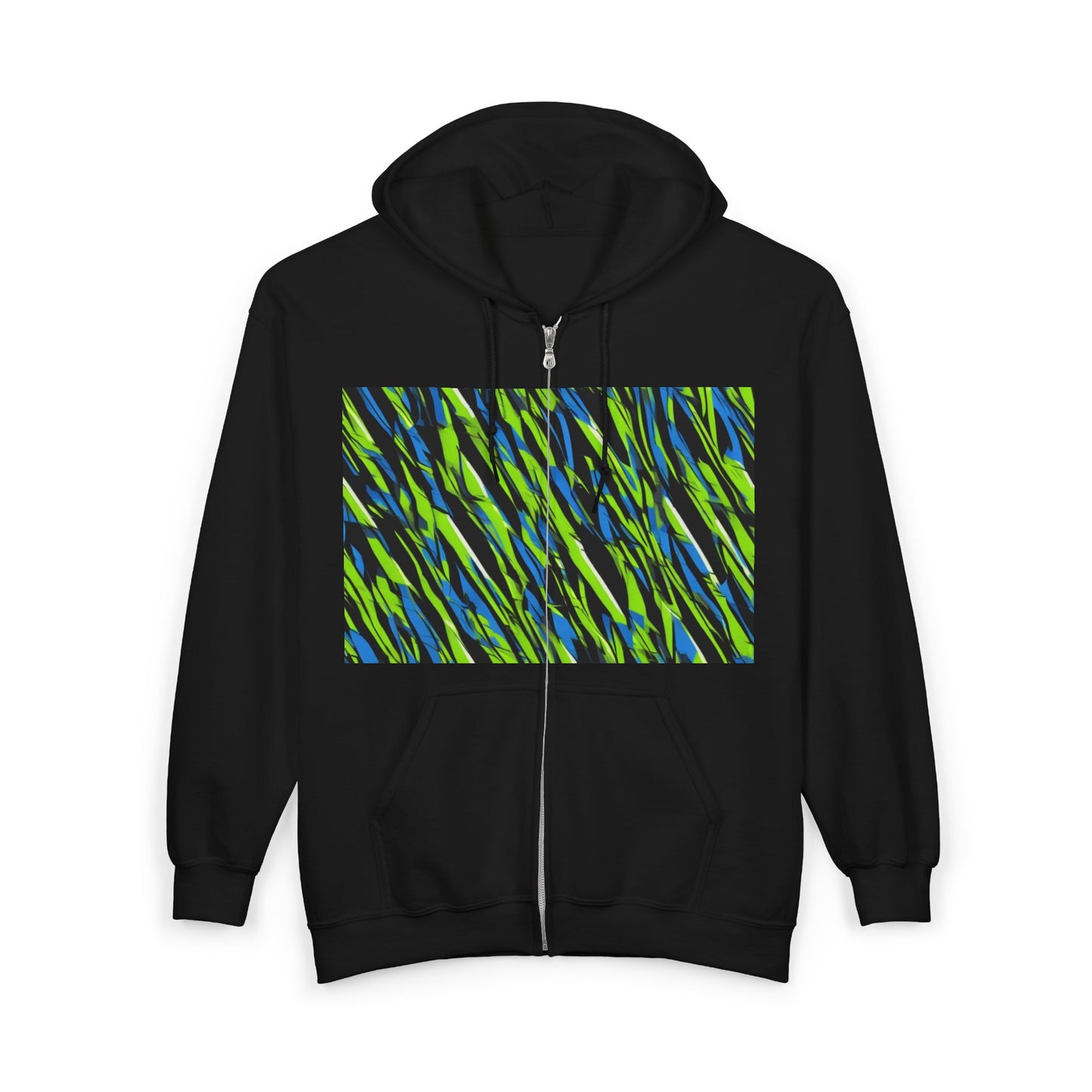 boostlete-iron-intent-pattern-sprint-vector-0219 — Unisex Heavy Blend Full-Zip Hooded Sweatshirt