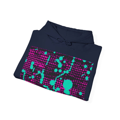 boostlete-pr-season-pattern-dotted-retro-0891 — Unisex Heavy Blend Hoodie (G18500)
