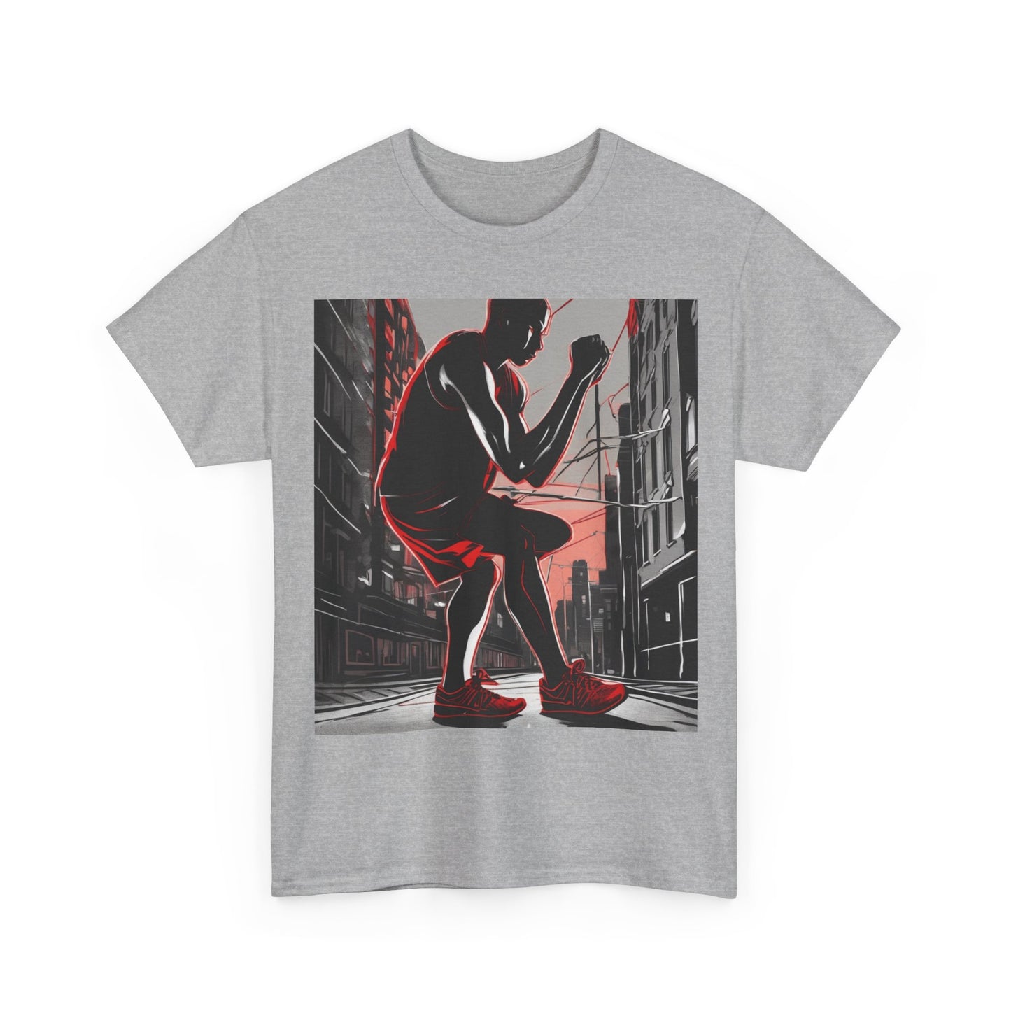 boostlete-am-crew-scene-runner-high-retro-0268 — Unisex Heavy Cotton Tee (Gildan 5000)
