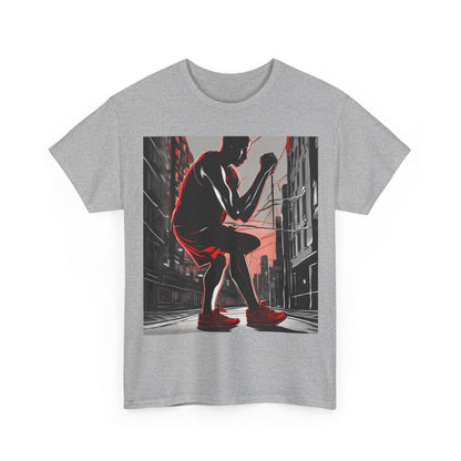 boostlete-am-crew-scene-runner-high-retro-0268 — Unisex Heavy Cotton Tee (Gildan 5000)