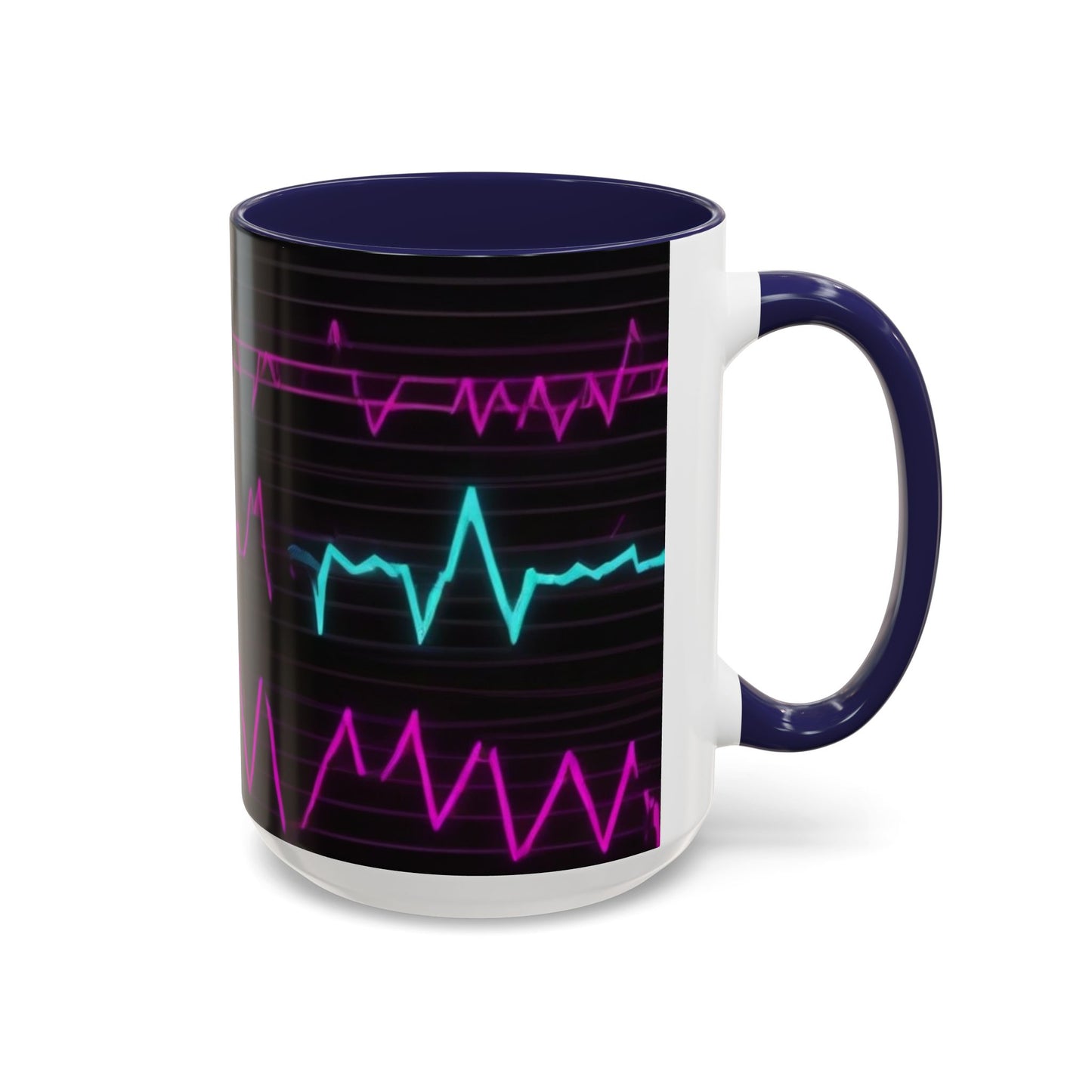 boostlete-boost-mode-pattern-ekg-modern-0111 — Accent Mug 11oz/15oz