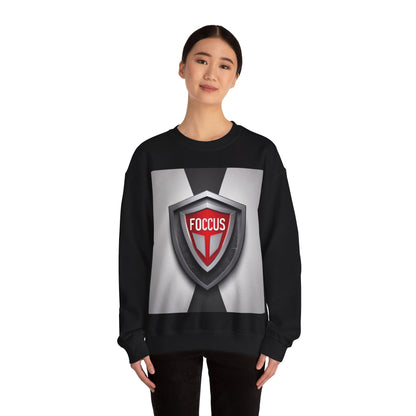 boostlete-mile-by-mile-icon-shield-soft-paper-0114 — Unisex Heavy Blend Crewneck Sweatshirt (Gildan)