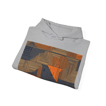 boostlete-field-day-pattern-stair-steps-geometric-0055 — Unisex Heavy Blend Hooded Sweatshirt (Gildan)