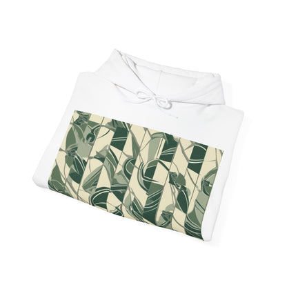 boostlete-mile-by-mile-pattern-stair-steps-athletic-0143 — Unisex Heavy Blend Hooded Sweatshirt (Gildan)