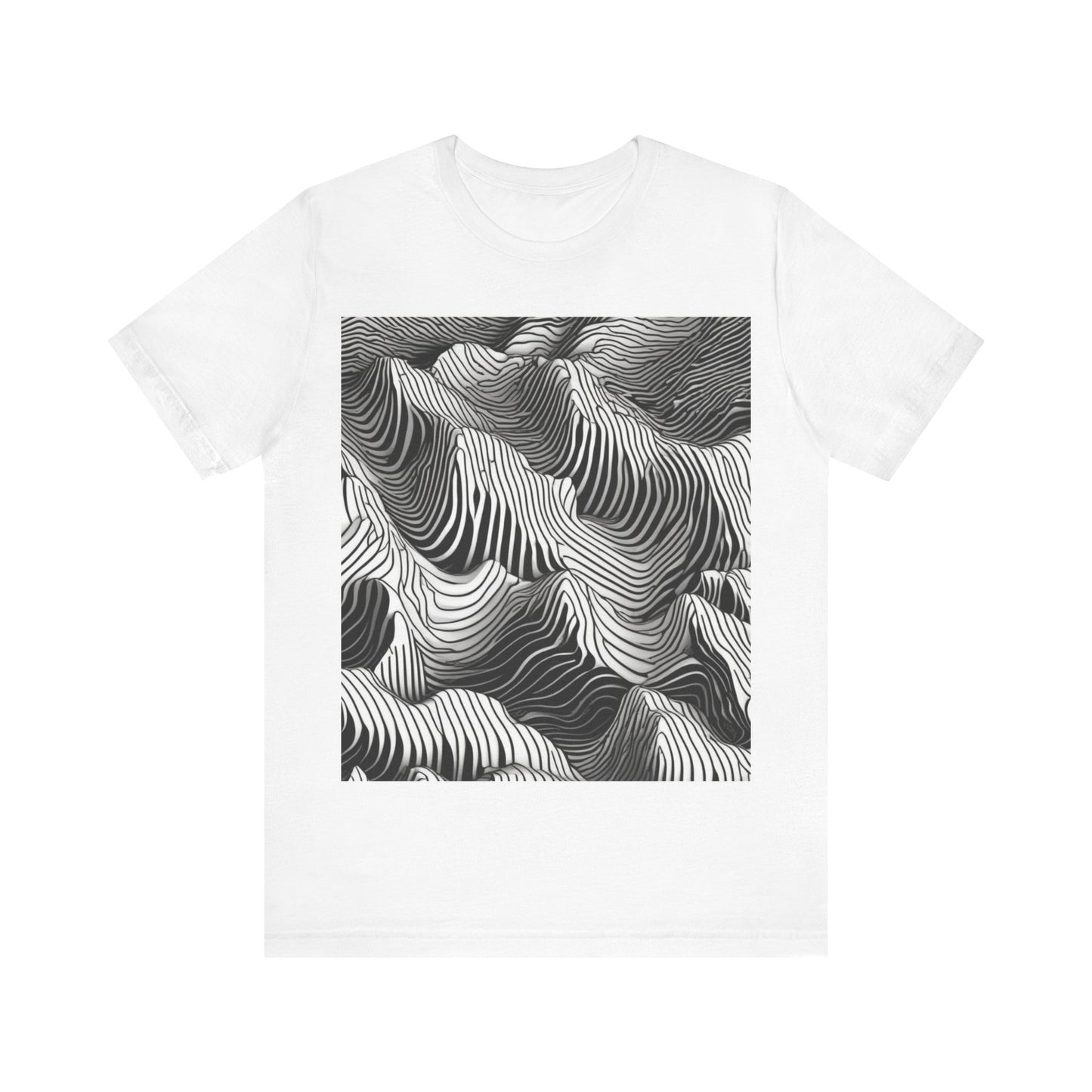 boostlete-field-day-pattern-topographic-isometric-0211 — Unisex Jersey Short Sleeve (B+C 3001)