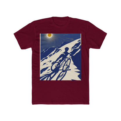 boostlete-am-crew-scene-cyclist-offset-bold-0008 — Unisex Cotton Crew Tee (NL 3600)