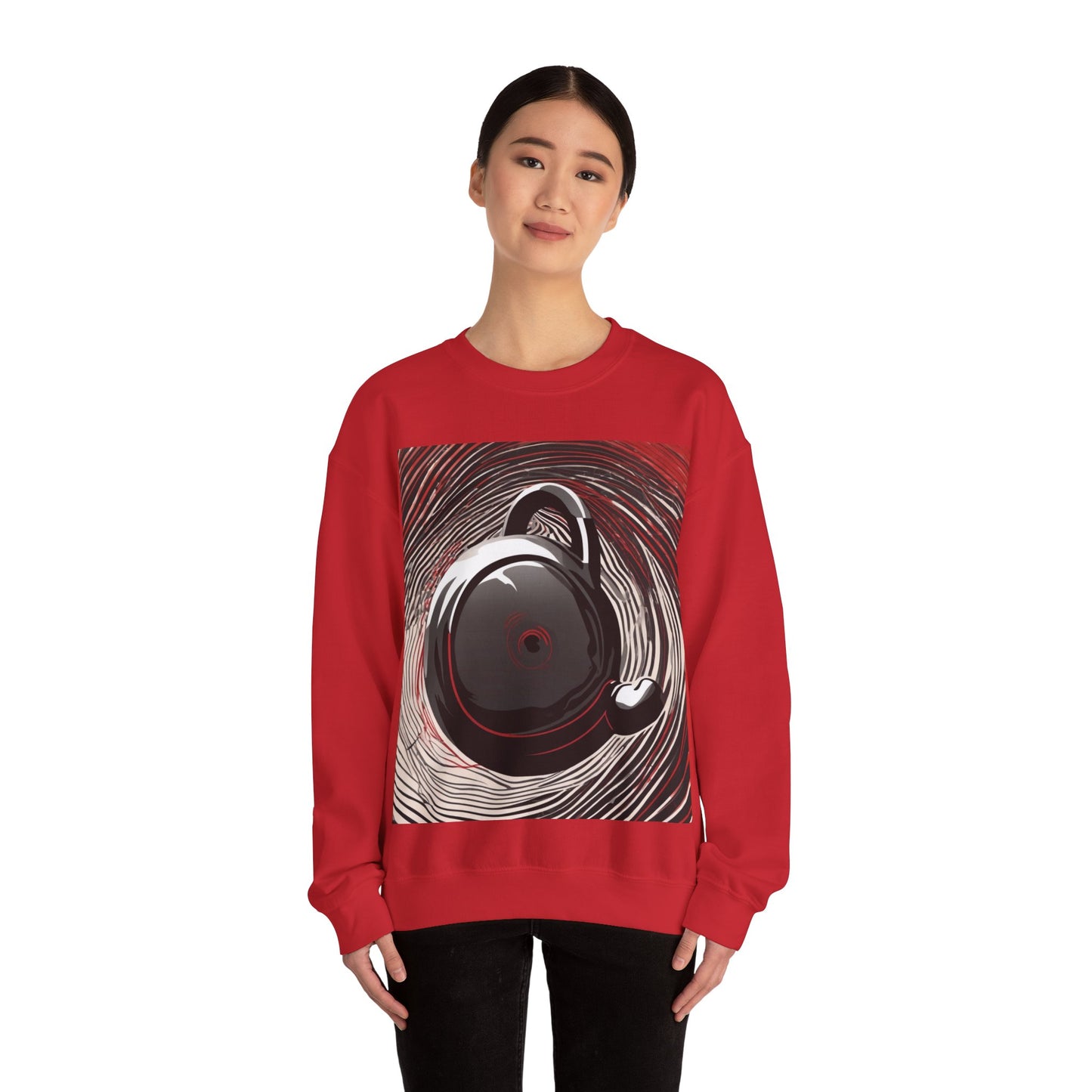 boostlete-am-crew-scene-kettlebell-motion-vector-0224 — Unisex Heavy Blend Crewneck Sweatshirt (Gildan)