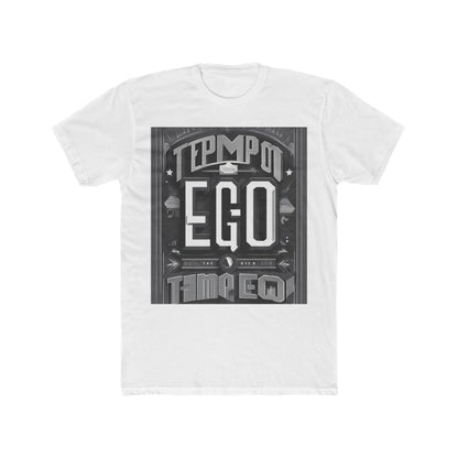 boostlete-mile-by-mile-type-tempo-over-ego-banner-modern-0093 — Unisex Cotton Crew Tee (NL 3600)