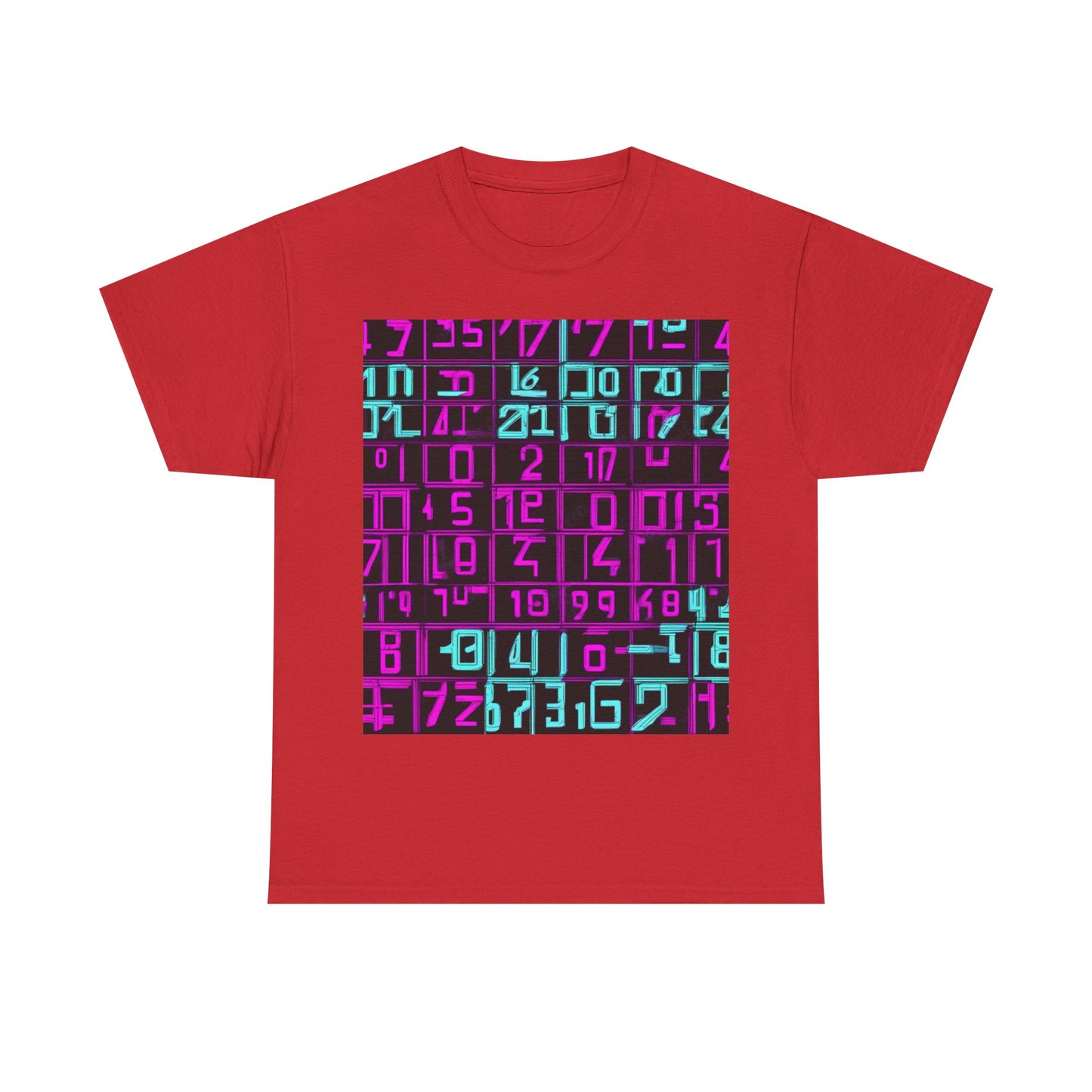 boostlete-iron-intent-pattern-plate-number-retro-0227 — Unisex Heavy Cotton Tee (Gildan 5000)