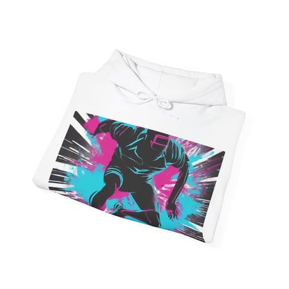 boostlete-recovery-progress-scene-sprinter-chalk-bold-0220 — Unisex Heavy Blend Hooded Sweatshirt (Gildan)