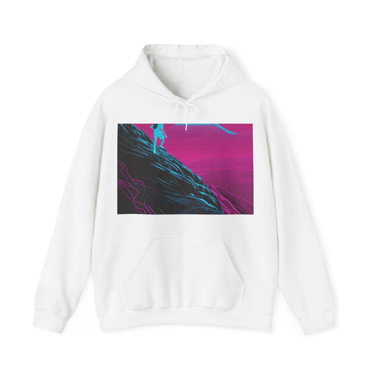 boostlete-boost-mode-scene-trail-neon-blueprint-0832 — Unisex Heavy Blend Hoodie (G18500)