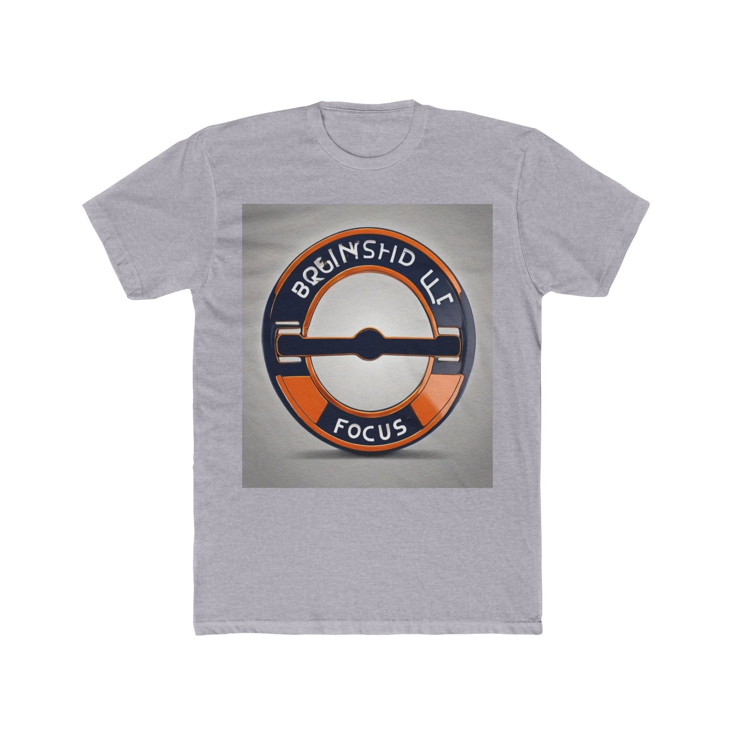 boostlete-quiet-power-icon-barbell-3d-athletic-0038 — Unisex Cotton Crew Tee (NL 3600)