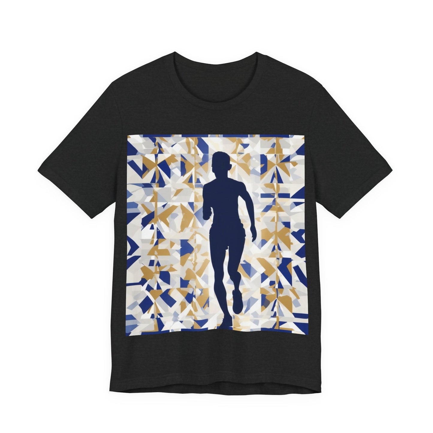boostlete-recovery-progress-scene-marathoner-matte-geometric-0448 — Unisex Jersey Short Sleeve (B+C 3001)