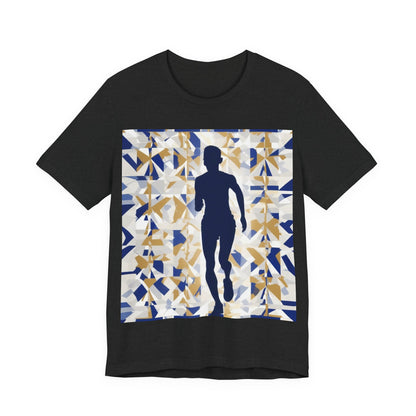 boostlete-recovery-progress-scene-marathoner-matte-geometric-0448 — Unisex Jersey Short Sleeve (B+C 3001)