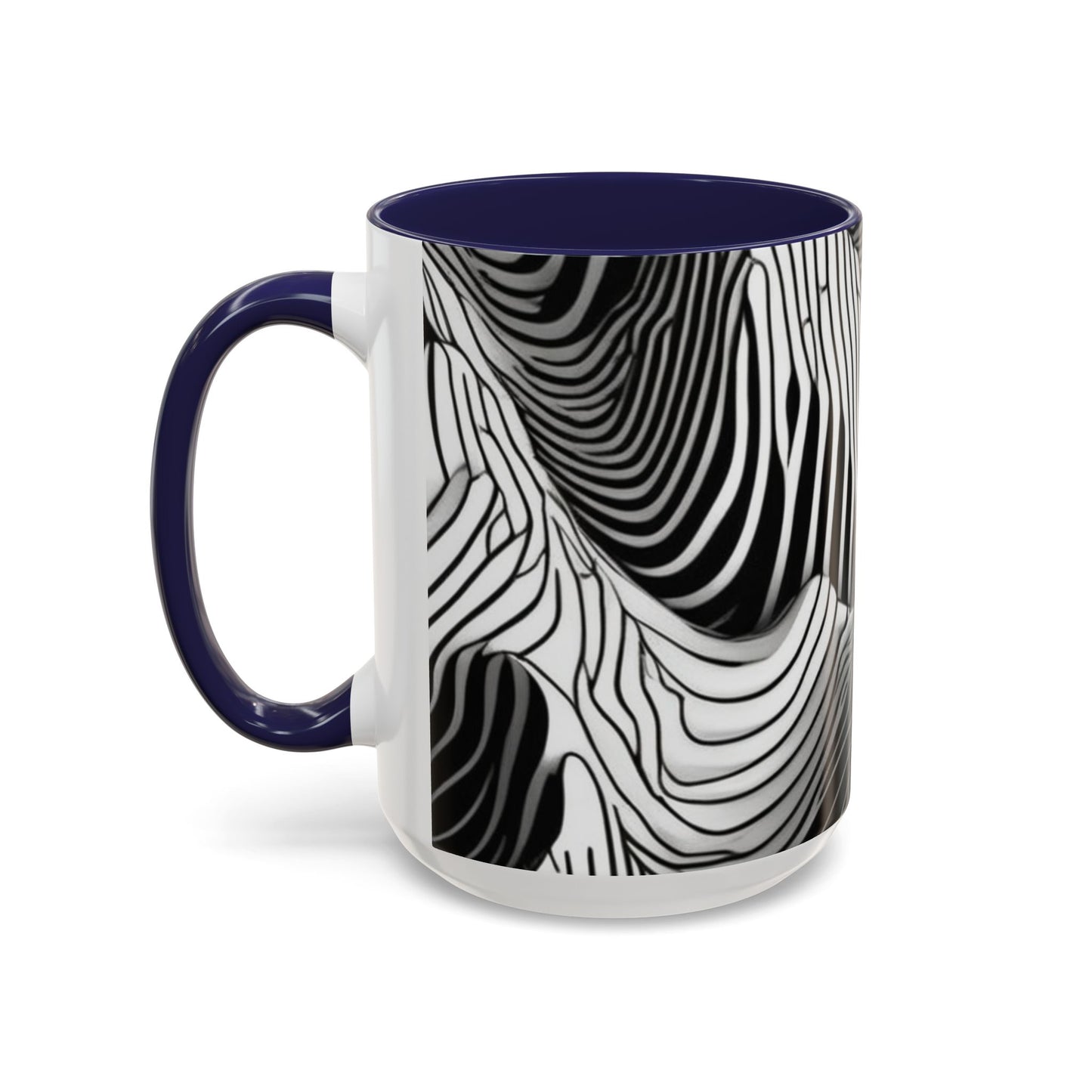 boostlete-field-day-pattern-topographic-isometric-0211 — Accent Mug 11oz/15oz