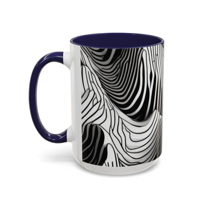 boostlete-field-day-pattern-topographic-isometric-0211 — Accent Mug 11oz/15oz