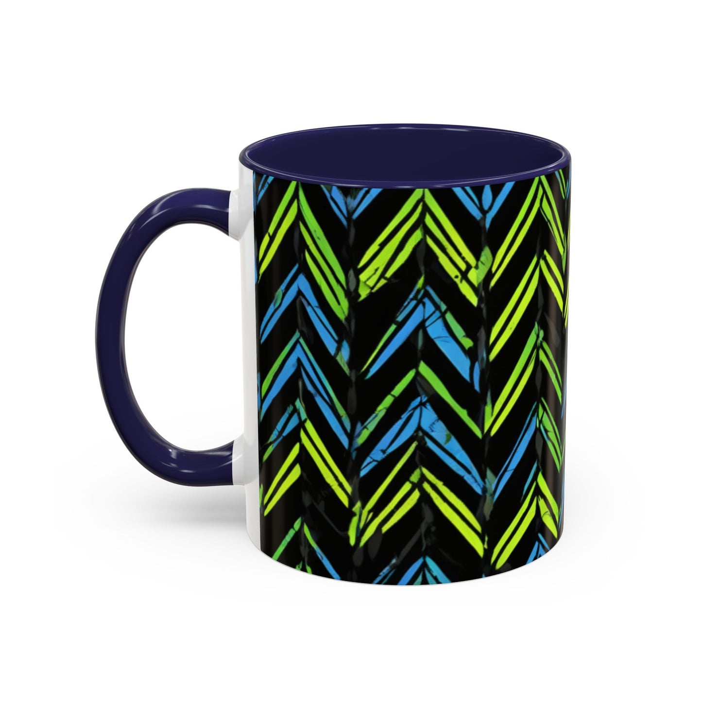 boostlete-mile-by-mile-pattern-chevron-monoline-0051 — Accent Mug 11oz/15oz