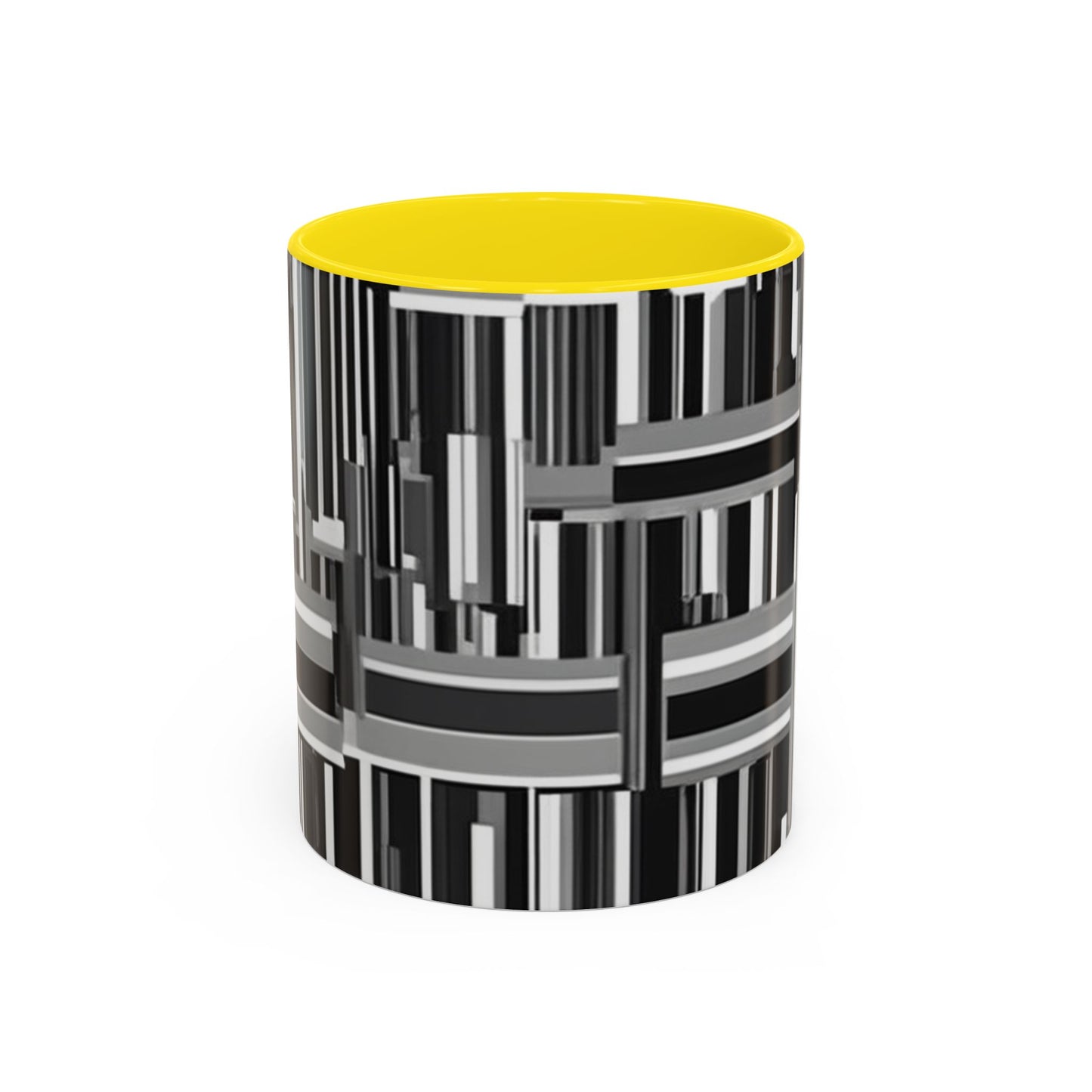 boostlete-recovery-progress-pattern-barcode-isometric-1023 — Accent Mug 11/15oz