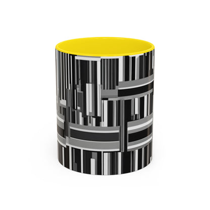 boostlete-recovery-progress-pattern-barcode-isometric-1023 — Accent Mug 11/15oz