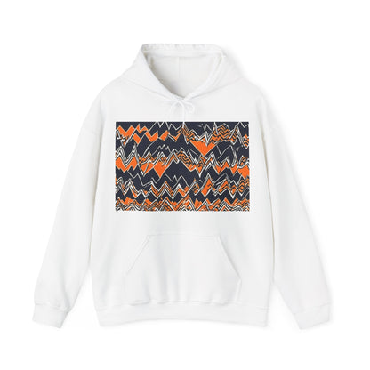 boostlete-headspace-pattern-ekg-industrial-0559 — Unisex Heavy Blend Hoodie (G18500)