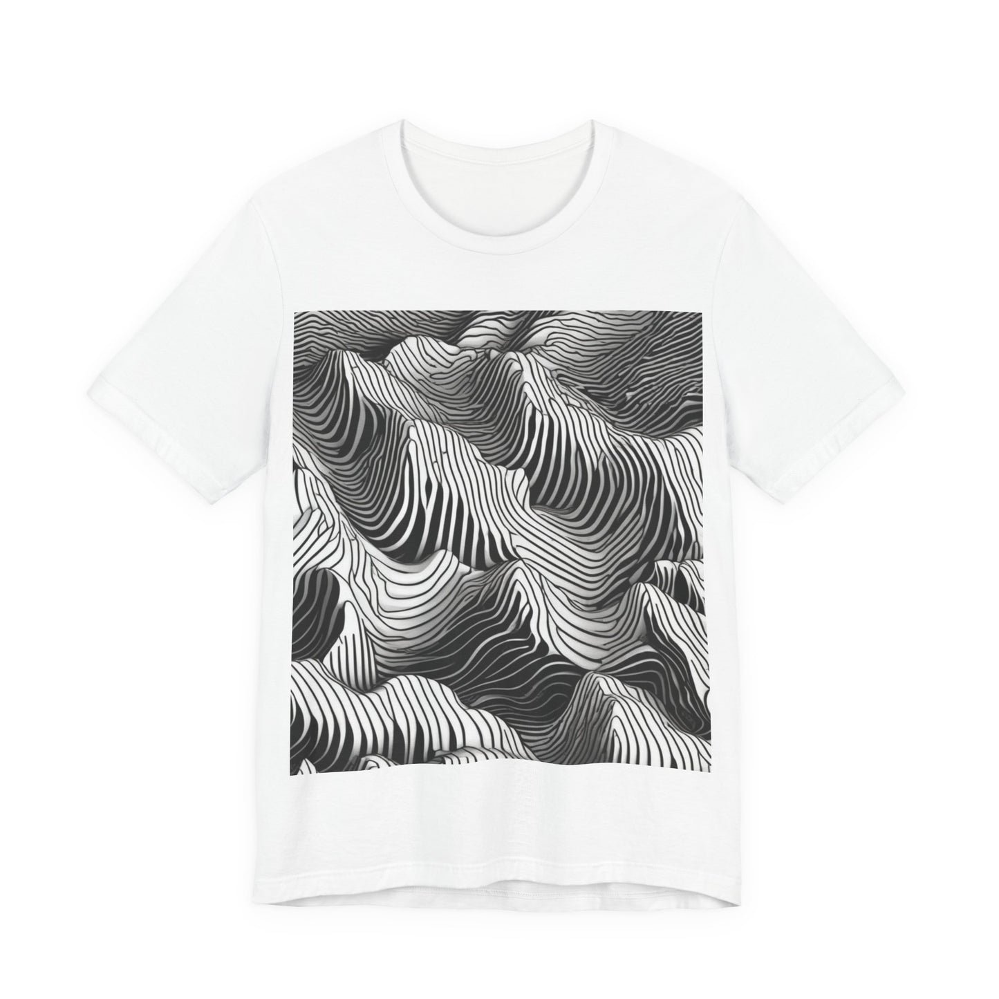 boostlete-field-day-pattern-topographic-isometric-0211 — Unisex Jersey Short Sleeve (B+C 3001)