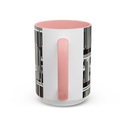 boostlete-recovery-progress-pattern-barcode-isometric-1023 — Accent Mug 11/15oz