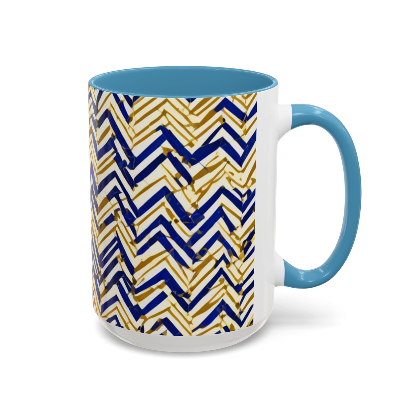 boostlete-boost-mode-pattern-ekg-line-art-0091 — Accent Mug 11oz/15oz