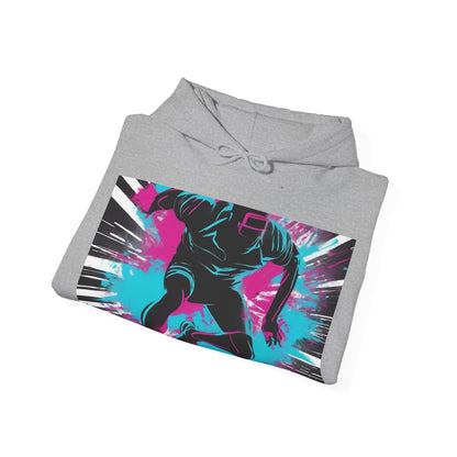 boostlete-recovery-progress-scene-sprinter-chalk-bold-0220 — Unisex Heavy Blend Hooded Sweatshirt (Gildan)