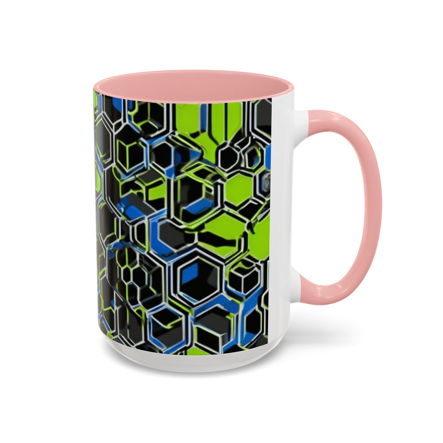 boostlete-recovery-progress-pattern-hex-blueprint-0007 — Accent Mug 11oz/15oz