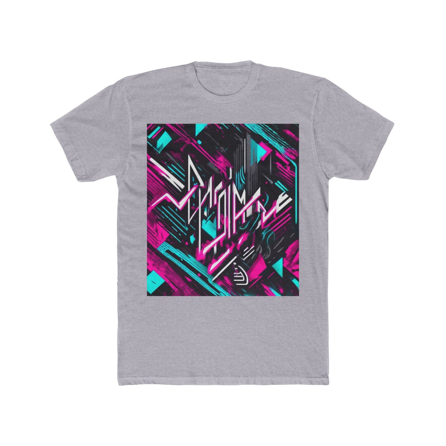 boostlete-recovery-progress-type-momentum-over-mood-diagonal-vector-0213 — Unisex Cotton Crew Tee (NL 3600)