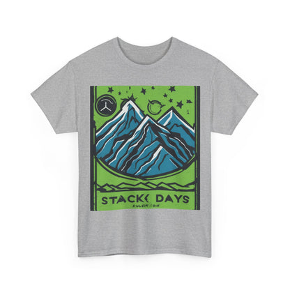 boostlete-pr-season-icon-mountain-grainy-badge-0154 — Unisex Heavy Cotton Tee (Gildan 5000)