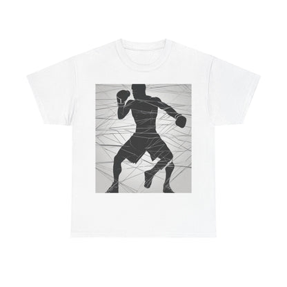 boostlete-mile-by-mile-scene-boxer-motion-geometric-0028 — Unisex Heavy Cotton Tee (Gildan 5000)