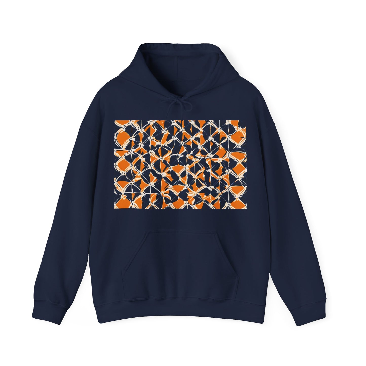 boostlete-headspace-pattern-plate-number-badge-0387 — Unisex Heavy Blend Hoodie (G18500)