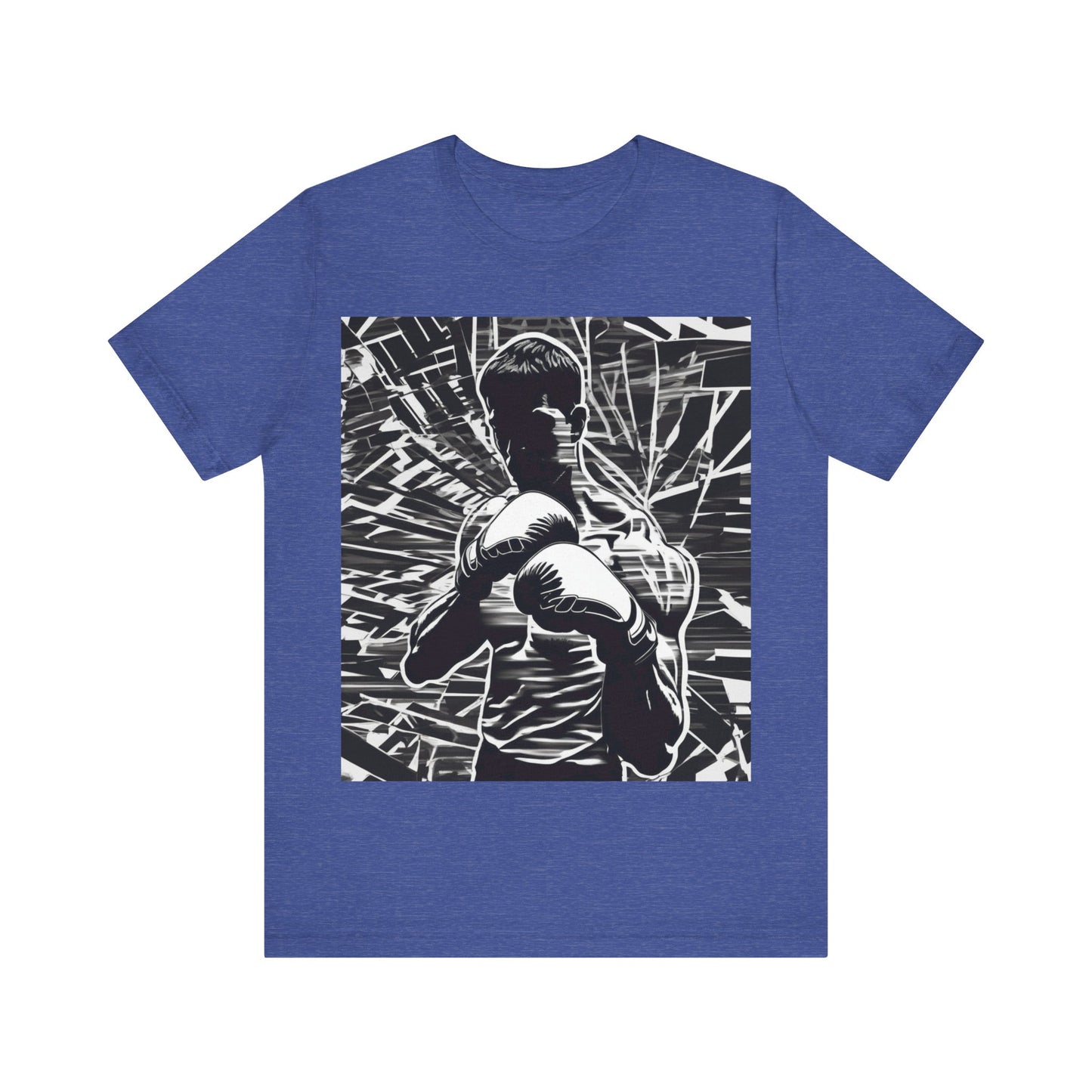 boostlete-boost-mode-scene-boxer-glitch-paper-0084 — Unisex Jersey Short Sleeve (B+C 3001)