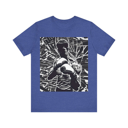 boostlete-boost-mode-scene-boxer-glitch-paper-0084 — Unisex Jersey Short Sleeve (B+C 3001)