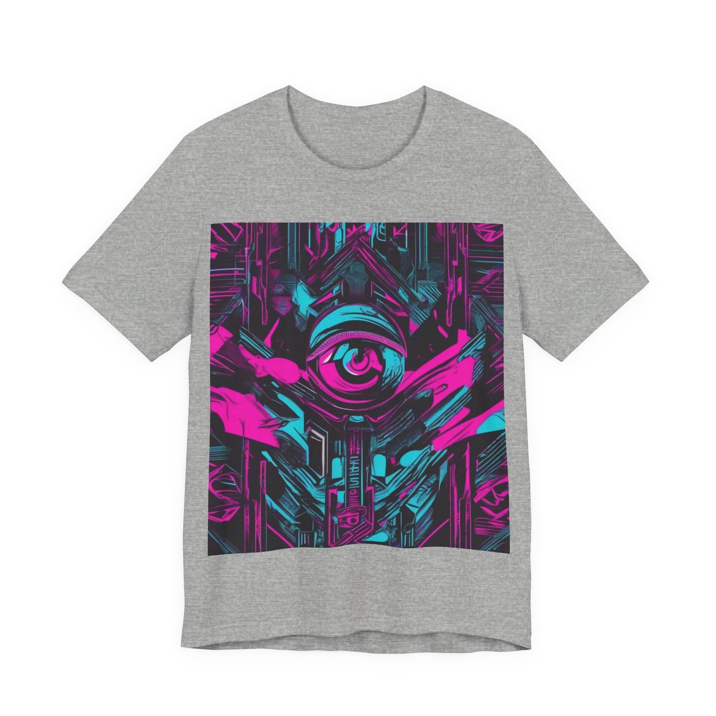 boostlete-iron-intent-type-eyes-up-forward-big-line-art-0065 — Unisex Jersey Short Sleeve (B+C 3001)