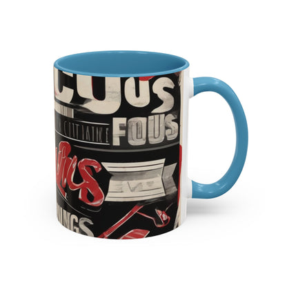 boostlete-mile-by-mile-type-focus-over-feelings-split-retro-0841 — Accent Mug 11/15oz