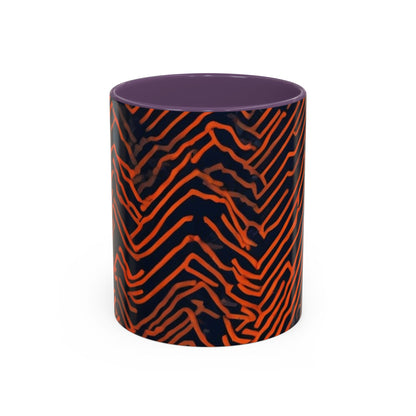 boostlete-field-day-pattern-ekg-modern-0087 — Accent Mug 11oz/15oz