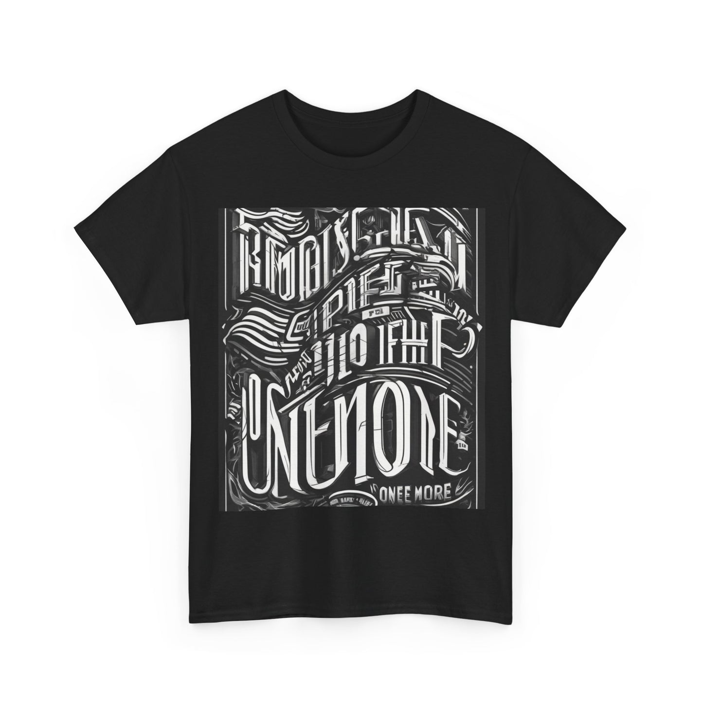 boostlete-mile-by-mile-type-one-more-split-line-art-0001 — Unisex Heavy Cotton Tee (Gildan 5000)